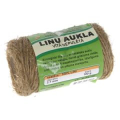 Aukla vītā linu nepulētā d2.5mm 100g