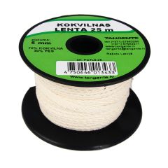 Lenta PES/kovilnas d5mm 25m