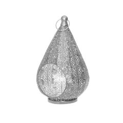 Svečturis-laterna 4Living Mood sudraba 27cm