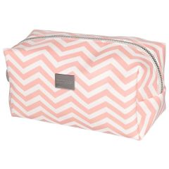 Kosmētikas maks Mines rozā/balts