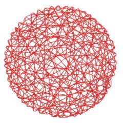 Paliktnis galdam sarkans d38cm