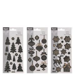 Uzlīmes Kapel Xmas melns/zelta