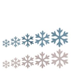 Uzlīmes Kapel Crafting Decoraction sniegpārsla 10gab.