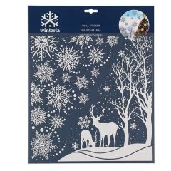 Uzlīme sienas Winteria Winter landscape Deers