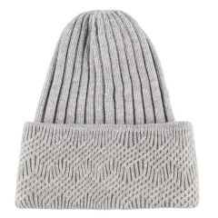 Cepure Acces Beanie with Decoration Edge light pelēks