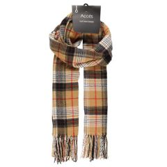 Šalle Acces Stripe bēšs/pelēks