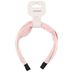 Matu stīpa Mineas auduma rozā