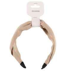 Matu stīpa Mineas auduma bēšs