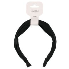 Matu stīpa Mineas auduma melns