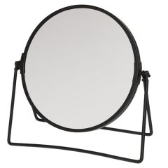 Spogulis ar statīvu Mineas Double side melns