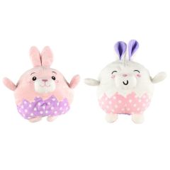 Mīkstā rot. Zaķis apgriežama 16cm rozā, balta