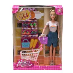 Lelle ar iepirkuma ratiem + veikala piederumi 28cm