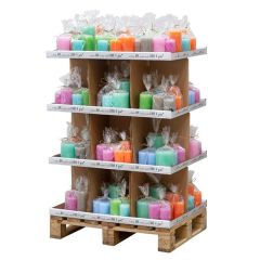 Svece stabs kompl. Rustik 1kg mix