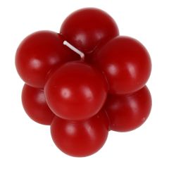 Svece kubs Polar 2x2 bordo 6.8cm 15h