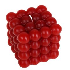 Svece kubs Polar 4x4 bordo 8cm 40h