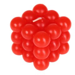 Svece kubs Polar 3x3 sarkana 6cm 15h