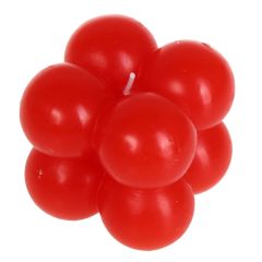 Svece kubs Polar 2x2 sarkana 6.8cm 15h