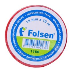 Izol.lente 15mmx10m sarkana