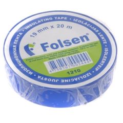 Izol.lente PVC 19mmx20m zila