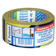 Lente PVC 50mmx33m melna-dzeltena