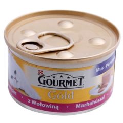 Konservi kaķiem Gourmet Gold past. Liellopu 85g