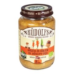 Biezenis dārz.ar griķiem un jaunl.gaļu Rūdolfs BIO 190g