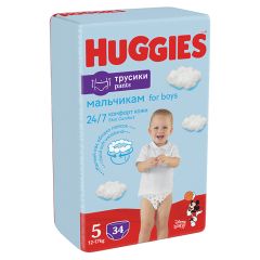 Autiņbiksītes Huggies Pants Boy 12-17kg 34gab.
