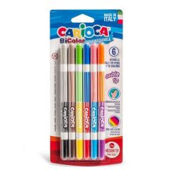 Flomasteri Carioca Bi-Color 6x2