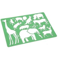 Šablons KON-I-Noor Zaļš Safari 325x202mm