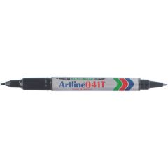 Marķieris Artline 041T (abi gali), melns