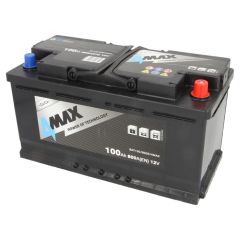 Akumulators 4MAX 100Ah 800A 353x175x190mm (Labais+)