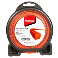 Aukla trimmerim 2.4mm/15m kvadrātveida