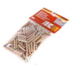 Koka dībeļi 200gab. 6mm