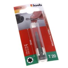 Skrūvgrieža uzgalis 1/4'' T20 50mm 3gab.