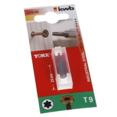 Skrūvgrieža uzgalis 1/4'' T9 25mm