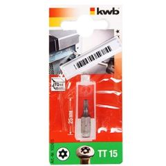 Skrūvgrieža uzgalis 1/4'' TORX TT15