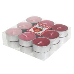 Tējas sveces arom.Provence zemene 18gab.