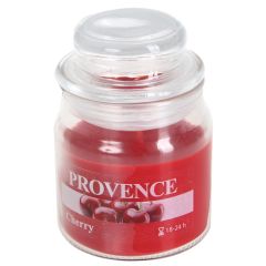 Svece arom.stikla trauc.Provence ķirsis 9cm