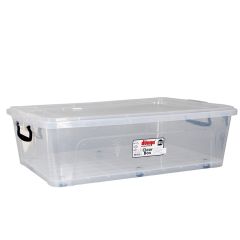 Kaste ar vāku 68x47xh21cm uz riteņiem