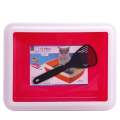 Kaķu tualete ar lāpstiņu 43.5cm