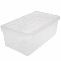 Kaste ar vāku Curver 5.7l, 13x19x34cm caurspīd.