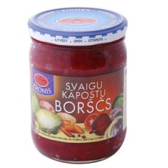 Zupa svaigu kāpostu borščs 440g