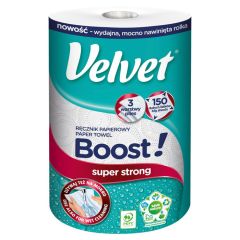 Papīra dvielis Velvet Boost extra large virt.dvieļi 3-slāņi