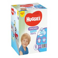 Autiņbiksītes Huggies Pants S6 biksīt.Boy 15-25kg 60gab.