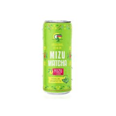 Dzēriens Mača tēja Mizu Yuzu garša gāzēts 330ml ar depoz.