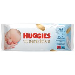 Mitrās salvetes Huggies Pure Extra Care 56gab.