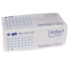 Papīra dvieļi Grite Standart balti 150gab.,2-k.