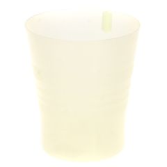 Puķu pods Orchid 13cm dzeltens