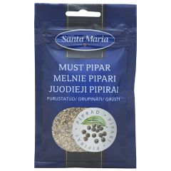 Drupināti melnie pipari Santa Maria 18gr