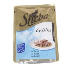 Barība kaķiem Sheba Cuinine ar tunci 85g